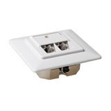 Intronics In-Wall Box shielded 2 ports German StyleIn-Wall Box shielded 2 ports German Style (FA5009)